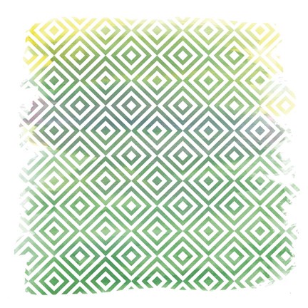 Framed Watercolor Pattern 3 Print