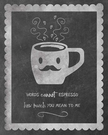 Framed Face Coffee Print