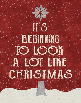 Framed Look Like Xmas Print