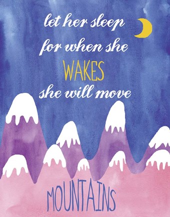 Framed WC Sleep Print