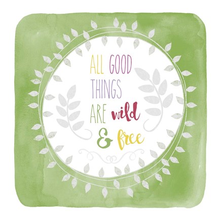 Framed Wild &amp; Free Print