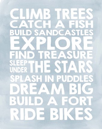 Framed Climb Trees Print