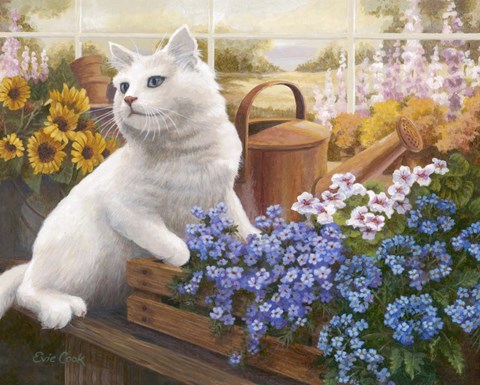 Framed Guardian Of The Greenhouse Print