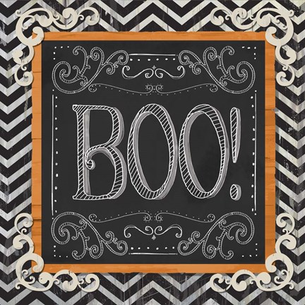 Framed Boo Print