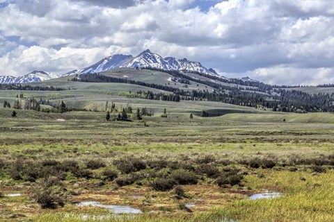 Framed Electric Peak Print