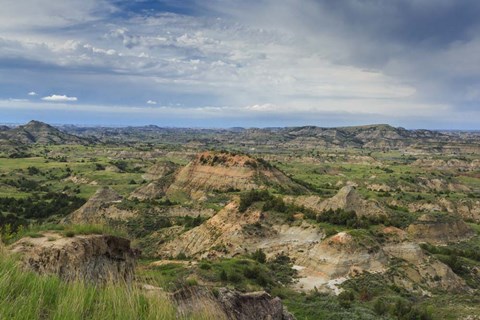 Framed Painted Canyon 1 Print