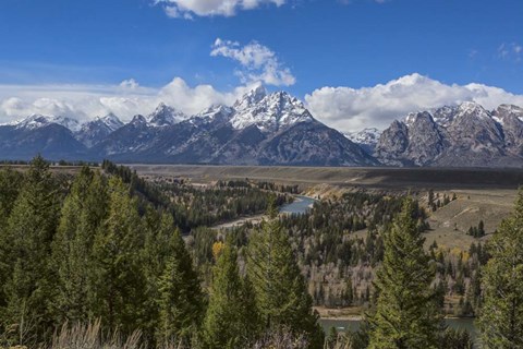 Framed Snake River Overlook Print