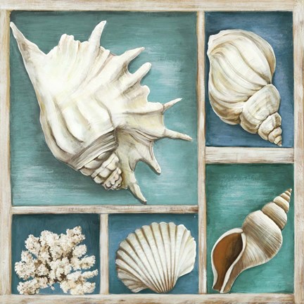 Framed Collection of Memories III Print