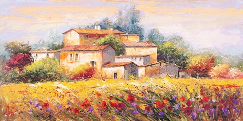 Framed Campo d&#39;estate Print