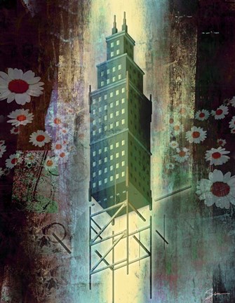 Framed Spring Time In The City Print