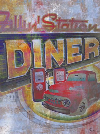 Framed Fillin Station Print