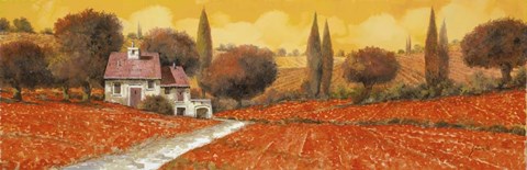 Framed Fuoco di Toscana Print