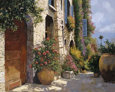 Framed La Bella Strada Print