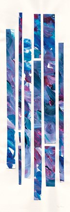 Framed Ribbons of Jewels II Print