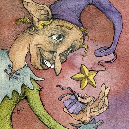 Framed Elf XII Print