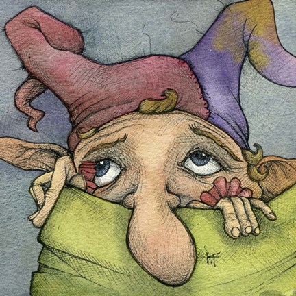 Framed Elf XIV Print