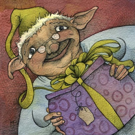 Framed Elf XVI Print