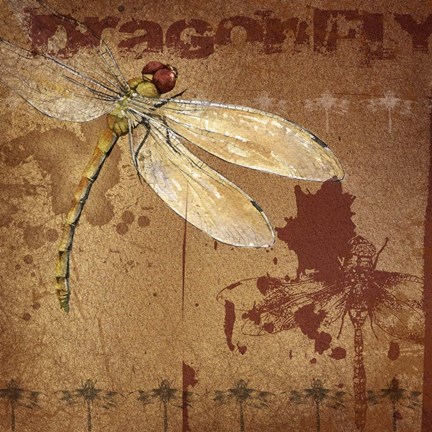 Framed Dragon I Print