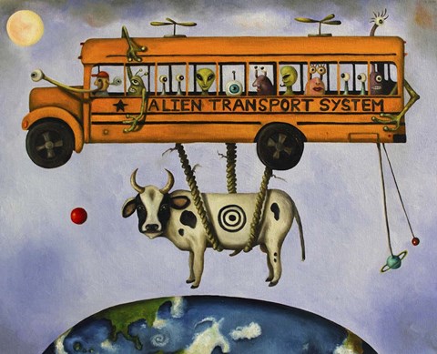 Framed Alien Transport Print