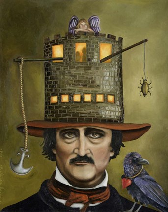 Framed Edgar Allan Poe Print