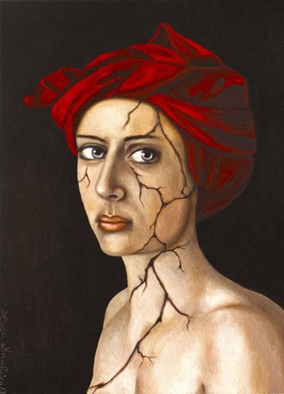 Framed Fractured Identity Print