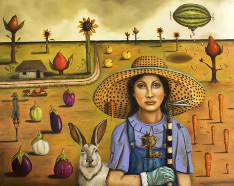 Framed Harvey And The Excentric Farmer Print