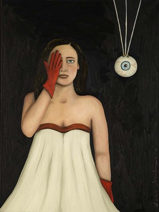 Framed Her Wondering Eye 2 Print