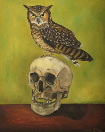 Framed Just Bones 2 Print