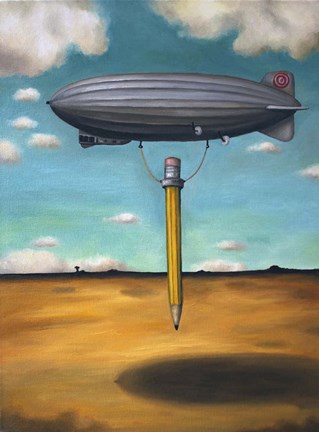 Framed Lead Zepplin Print