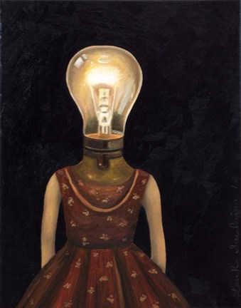 Framed Light Headed 1 Print