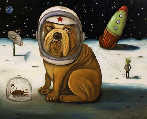 Framed Space Crash Print