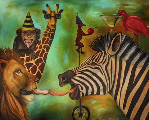 Framed Party Animals Print