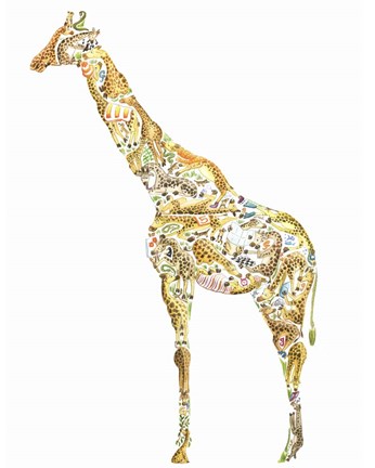 Framed Giraffe Print