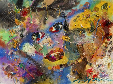 Framed Multimedia Faces of You Print