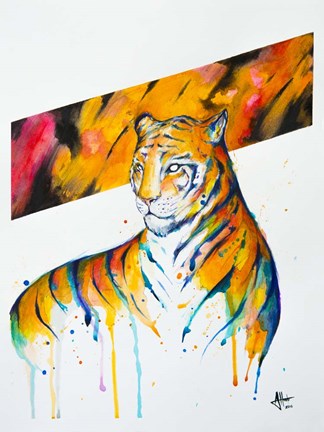 Framed Burning Bright Print