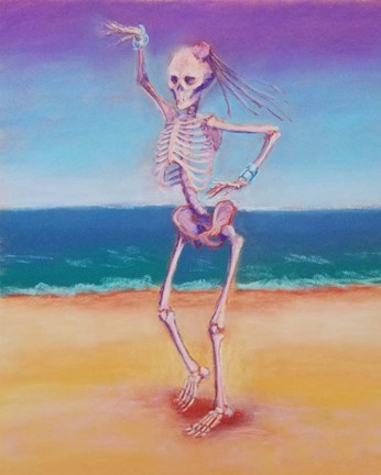 Framed Skelly Dancer IV Print