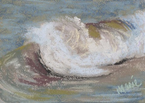 Framed Wave Portrait No. 21 Print