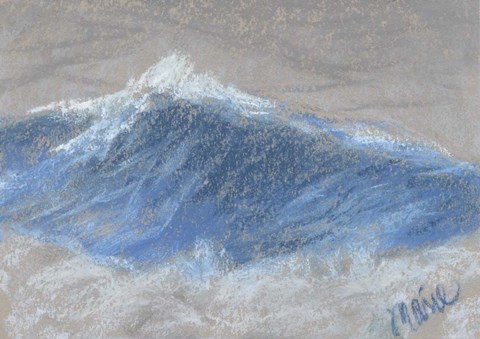 Framed Wave Portrait No. 87 Print