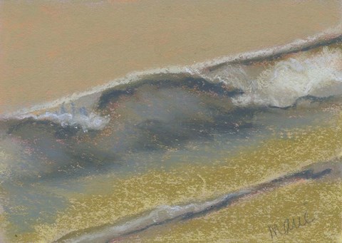 Framed Green and Gold Print