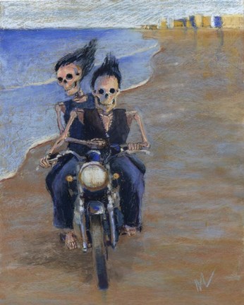 Framed Bone to be Wild Print