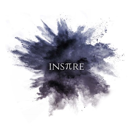 Framed Inspire Powder Explosion Purple Print