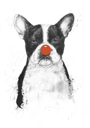 Framed I'm Not Your Clown Print