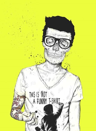 Framed Hipsters Not Dead Print