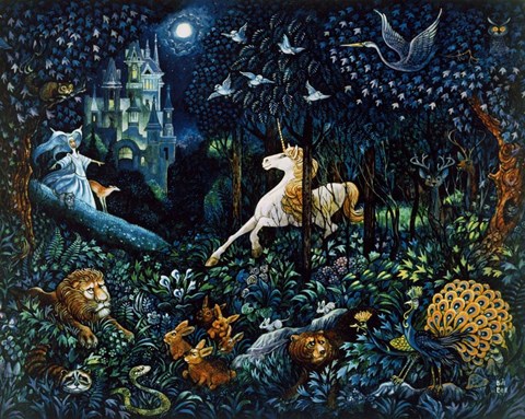 Framed Unicorn Print