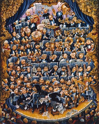 Framed Symphonia Print