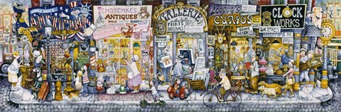 Framed Antique Row Print