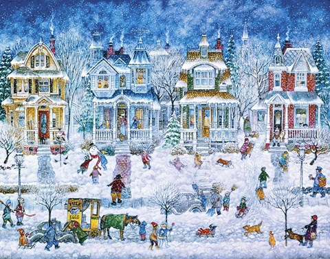 Framed Wintertime Print