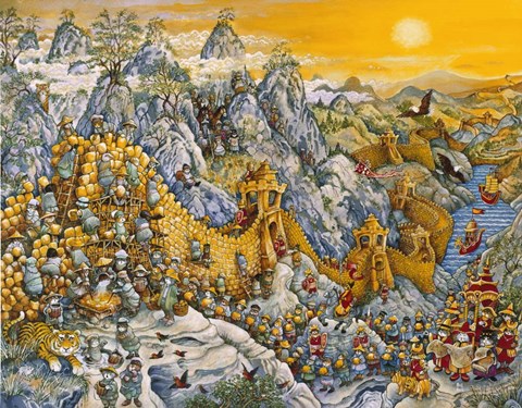 Framed China Wall Print