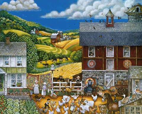 Framed Pennsylvania Summer Print