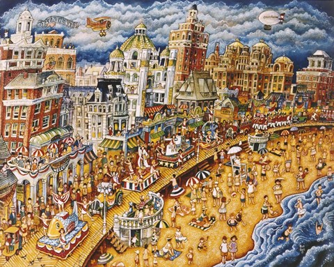 Framed Miss America Parade Print